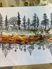 Kimboho Art Print Forest Geode 14” x 11”