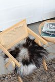 Natural Dark Grey Icelandic Sheepskin Chair Pad