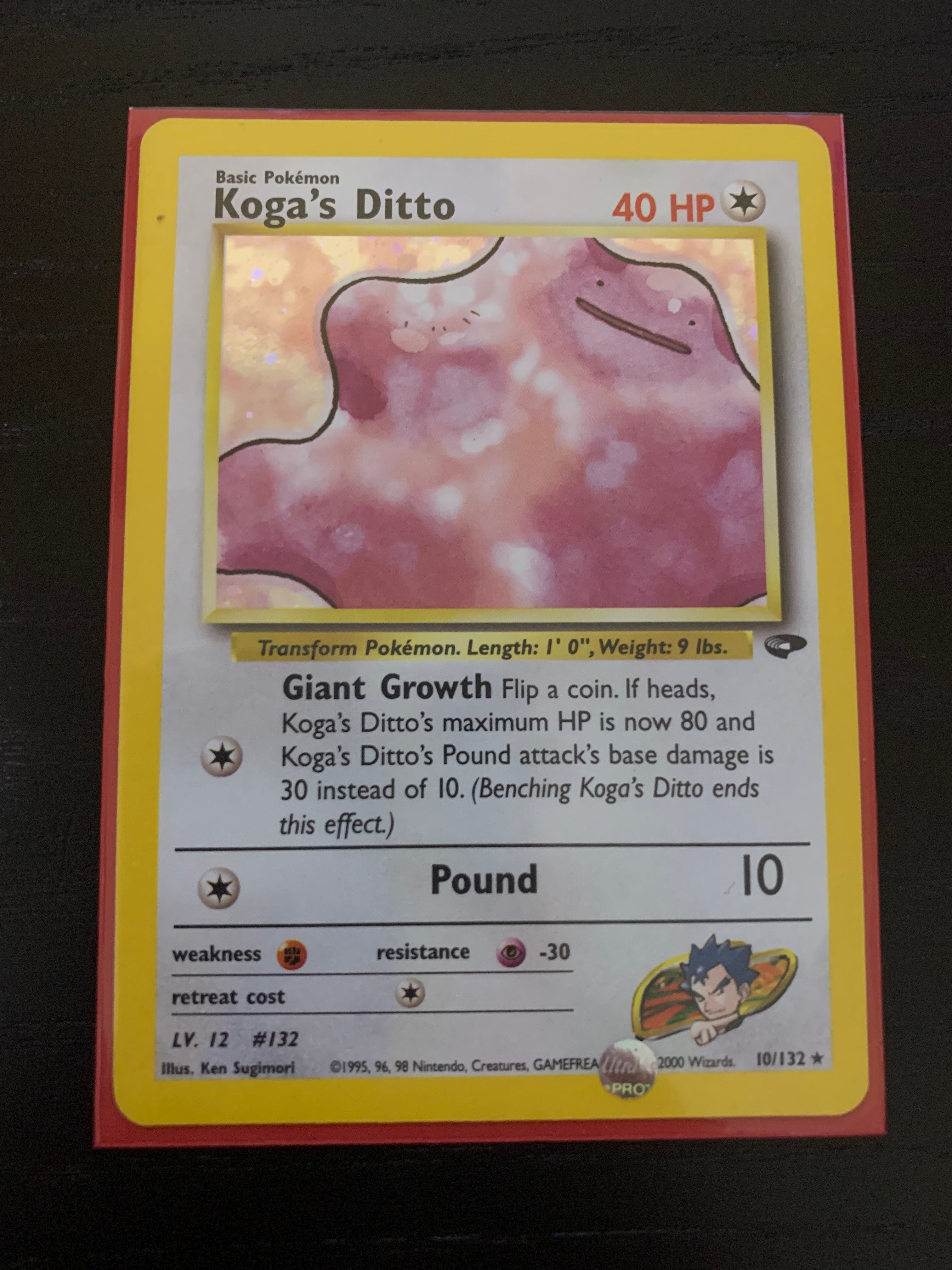 Koga's Ditto - 10/132 - Holo Unlimited