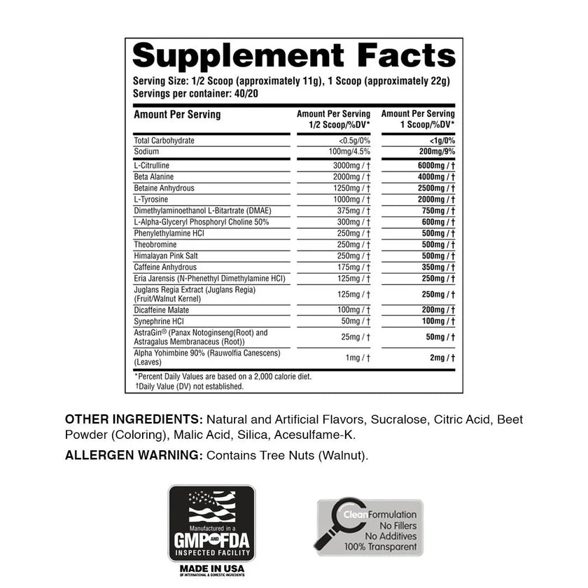 Anarchy Labs JAWAN High-Octane Pre-Workout