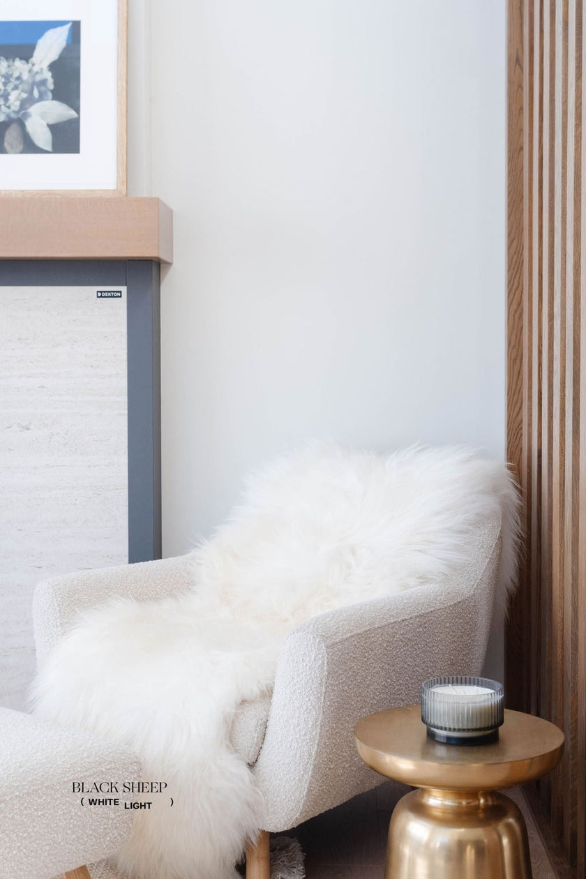 Natural White Double Icelandic Sheepskin