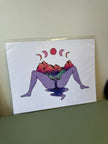 Meli The Lover - Woman Waterfall Print