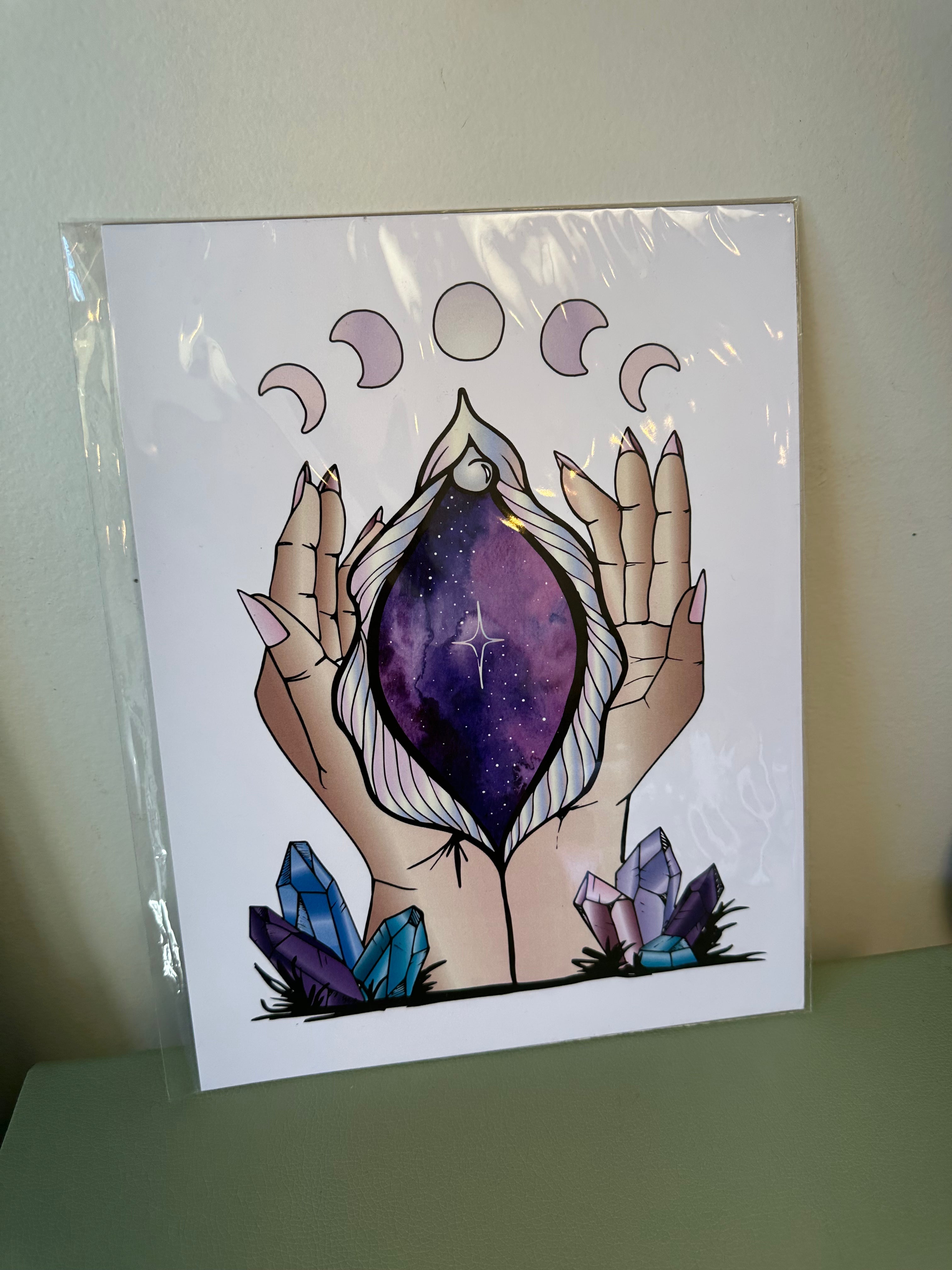 Meli The Lover - Yoni Universe Art Print