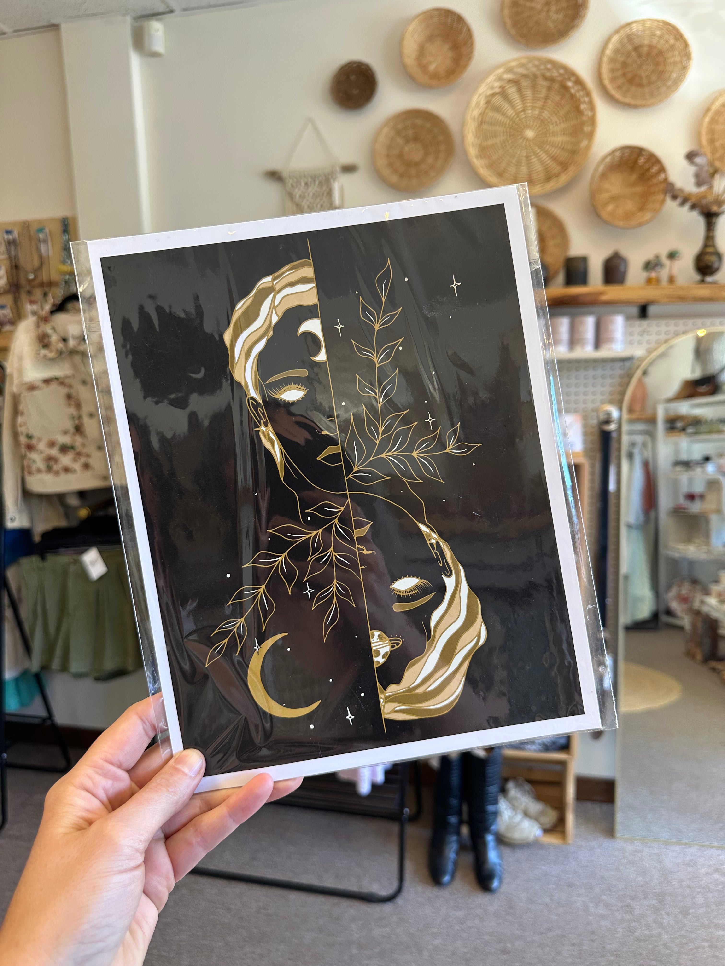 Meli The Lover - Celestial Woman Art Print