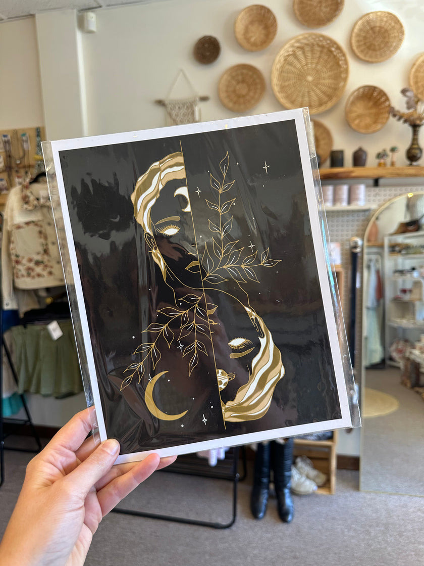 Meli The Lover - Celestial Woman Art Print