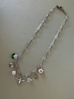 Kactus Blue - Western Chainlink Charm Necklace