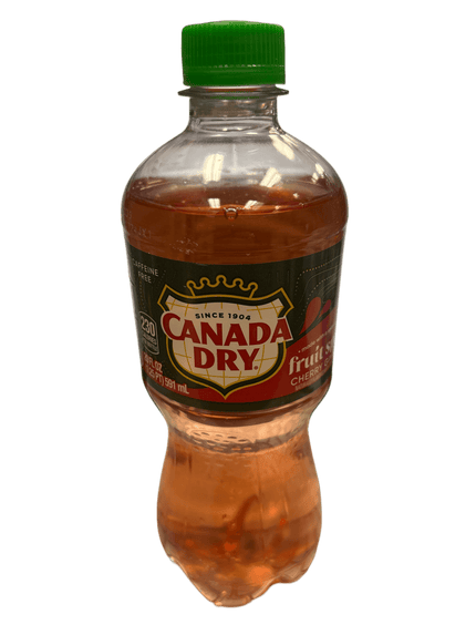 Canada Dry Fruit Splash Cherry Ginger Ale 591ML
