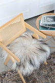 Natural Light Grey Icelandic Sheepskin Chair Pad