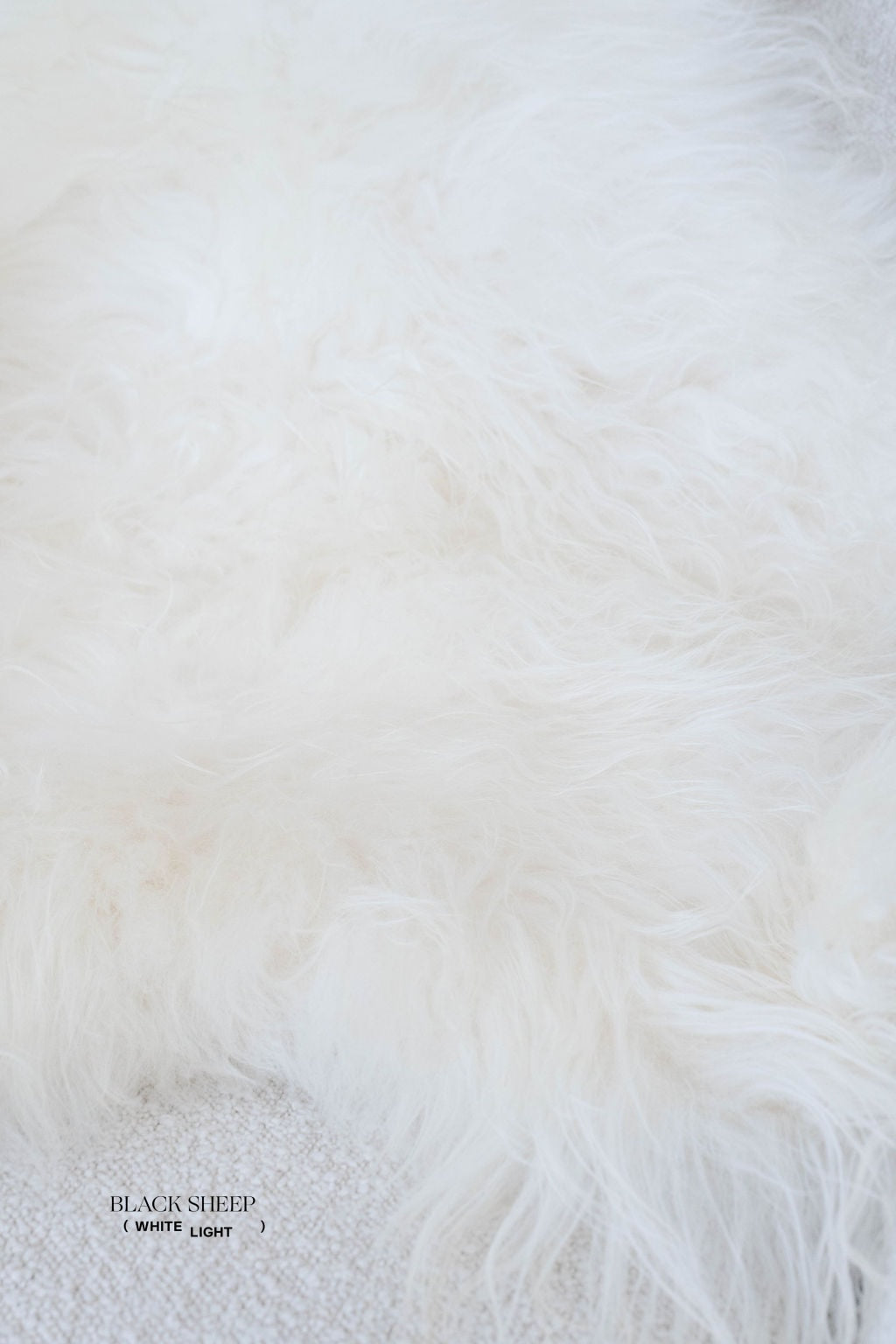 Natural White Icelandic Sheepskin