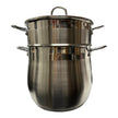 TAYEB Couscoussier Pot Stainless Steel Steamer 12L