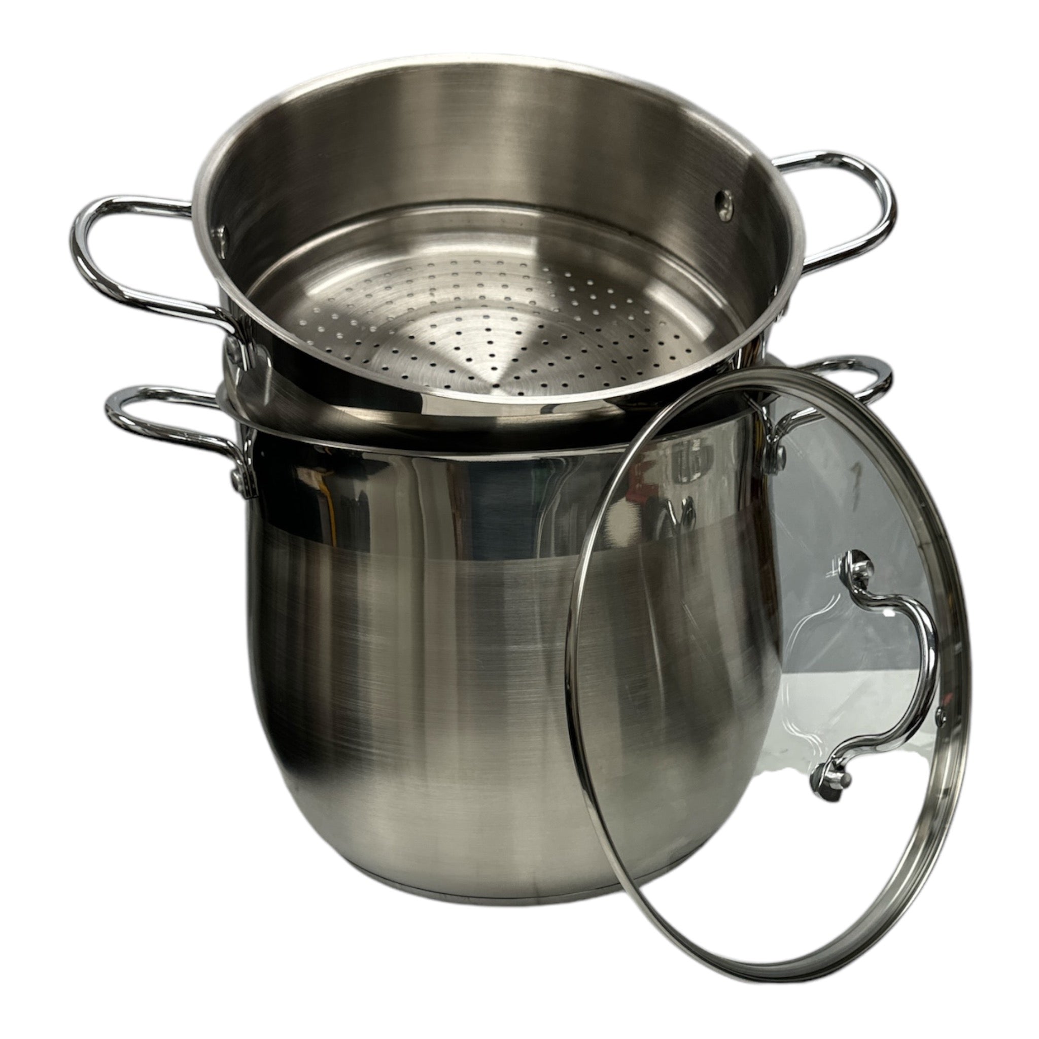 TAYEB Couscoussier Pot Stainless Steel Steamer 12L