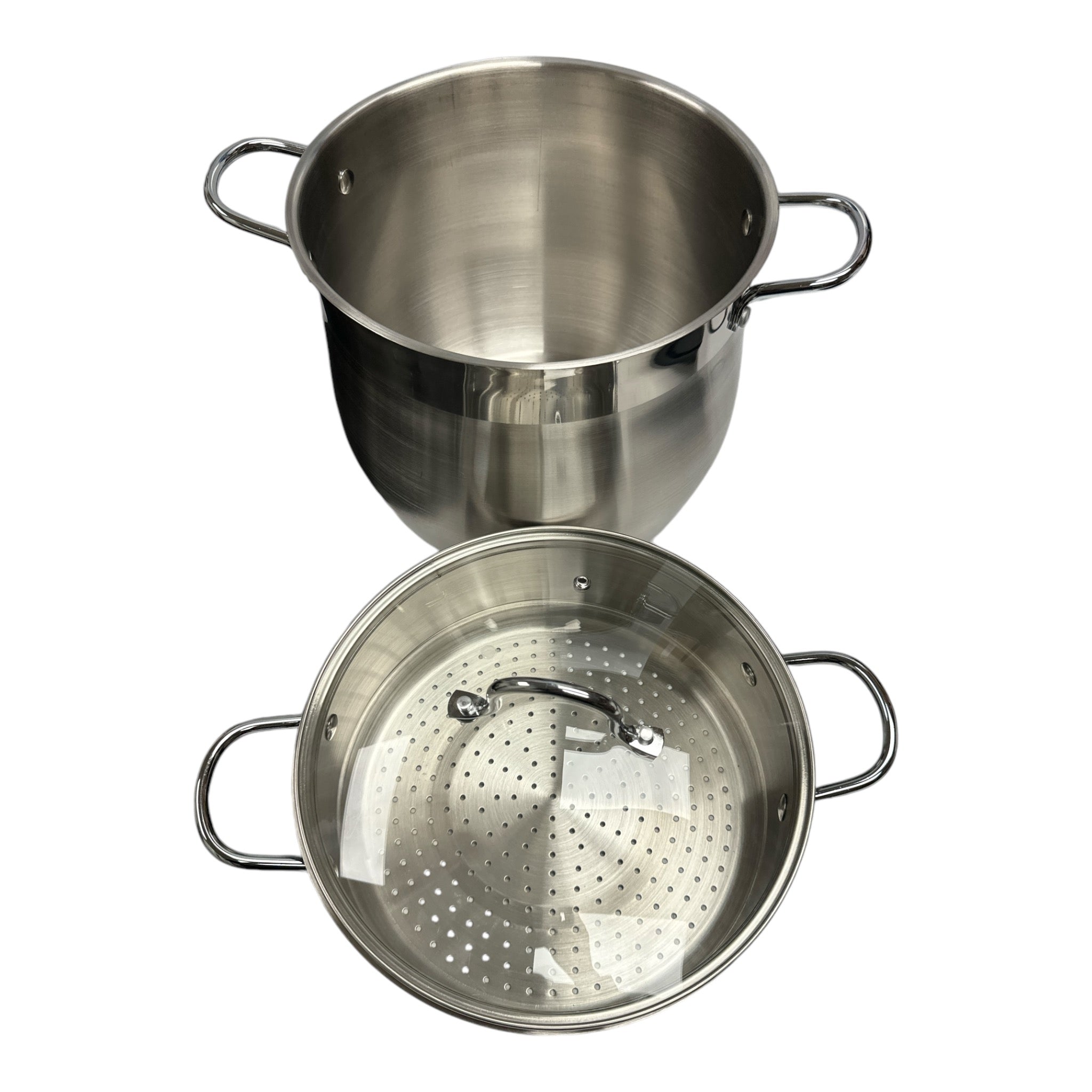 TAYEB Couscoussier Pot Stainless Steel Steamer 12L