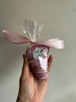 Sassy Fe Sorry Grandma Fudge Tarts Pink with Edible Flowers