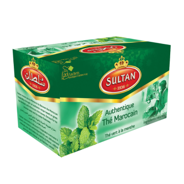 SULTAN Tisane Authentic Moroccan Green tea with Mint  20 bag
