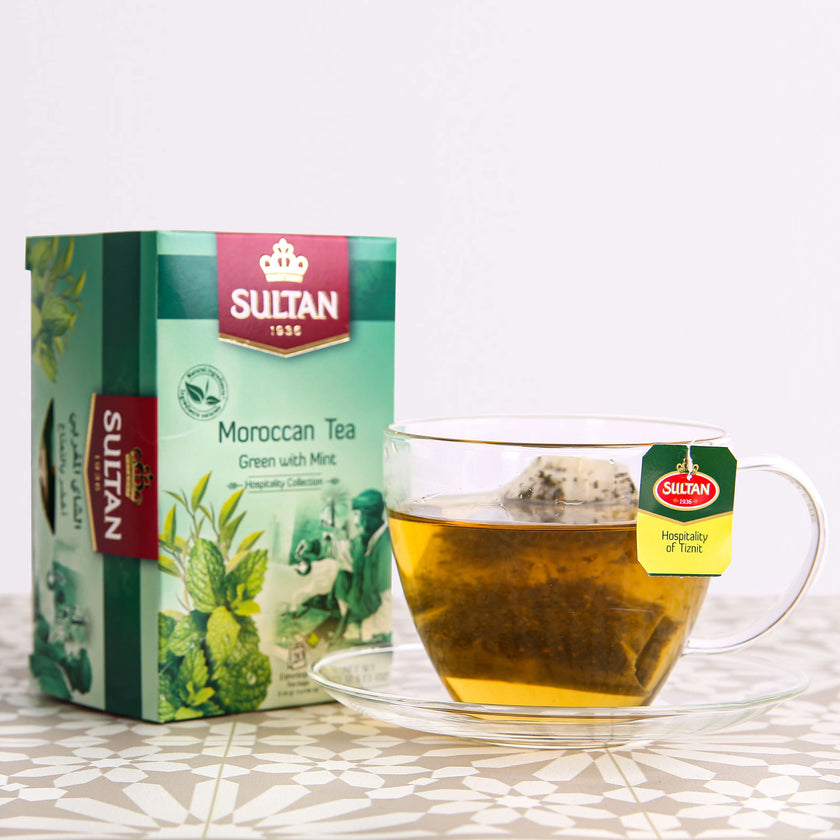 SULTAN Tisane Authentic Moroccan Green tea with Mint  20 bag