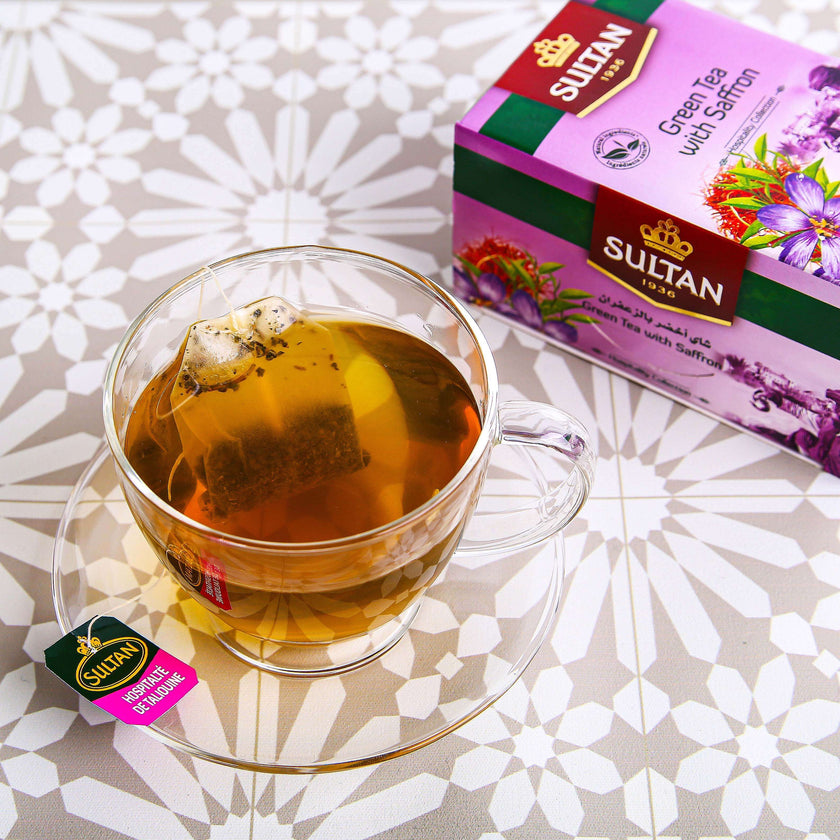 SULTAN Tisane Green tea with Saffron 20x bag