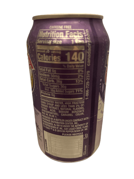 Canada Dry Blackberry Ginger Ale 355ML - Édition canadienne