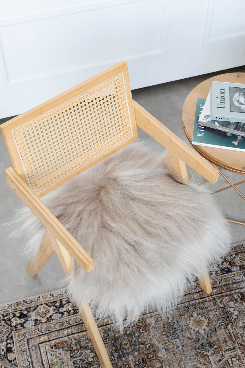 Nude Icelandic Sheepskin Chair Pad