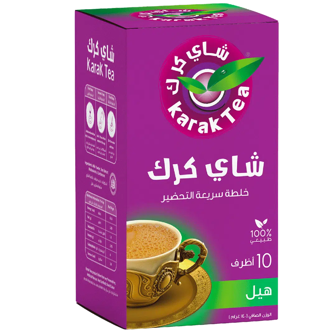 Karak Tea Instant Premix with Cardamom - 10 x 20g Sachets