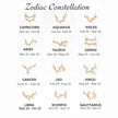 The Zodiac Constellation Studs