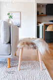 FEO - Mélange Sheepskin Stool