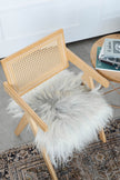 Natural Light Grey Icelandic Sheepskin Chair Pad