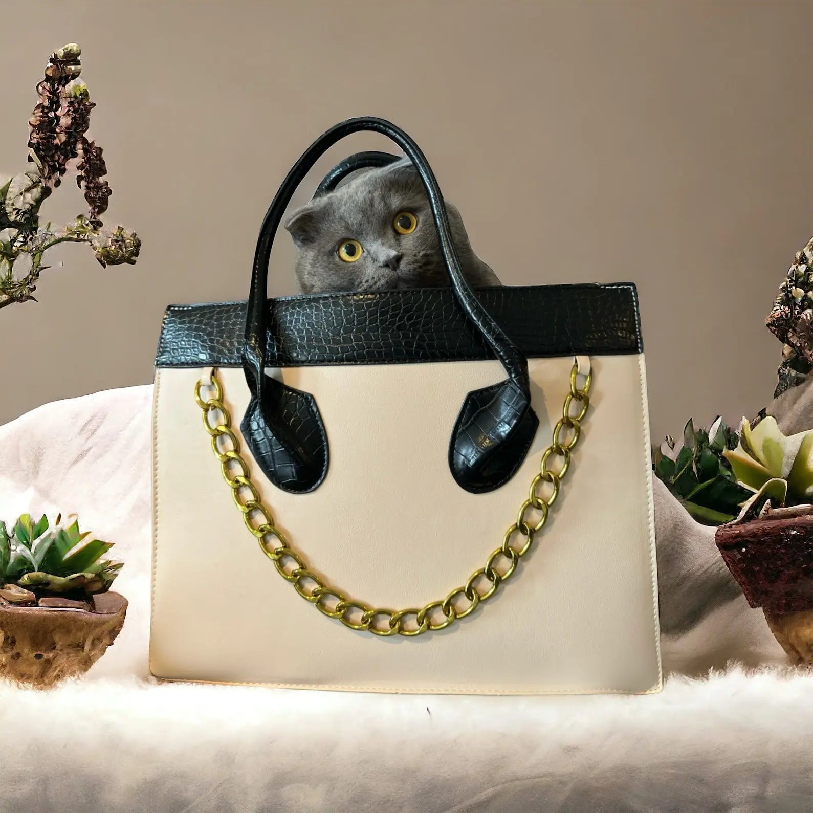Large Tote Bag Top Handle Handbag for Women Bags (Versa Handbag by Rotta)