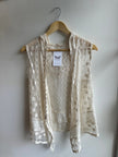 Lace Vest with Hood | Size Medium/Large