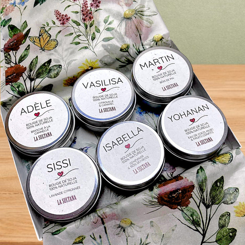 Coffret LUZ 6 mini bougies
