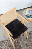Shorn Black Icelandic Sheepskin Chair Pad
