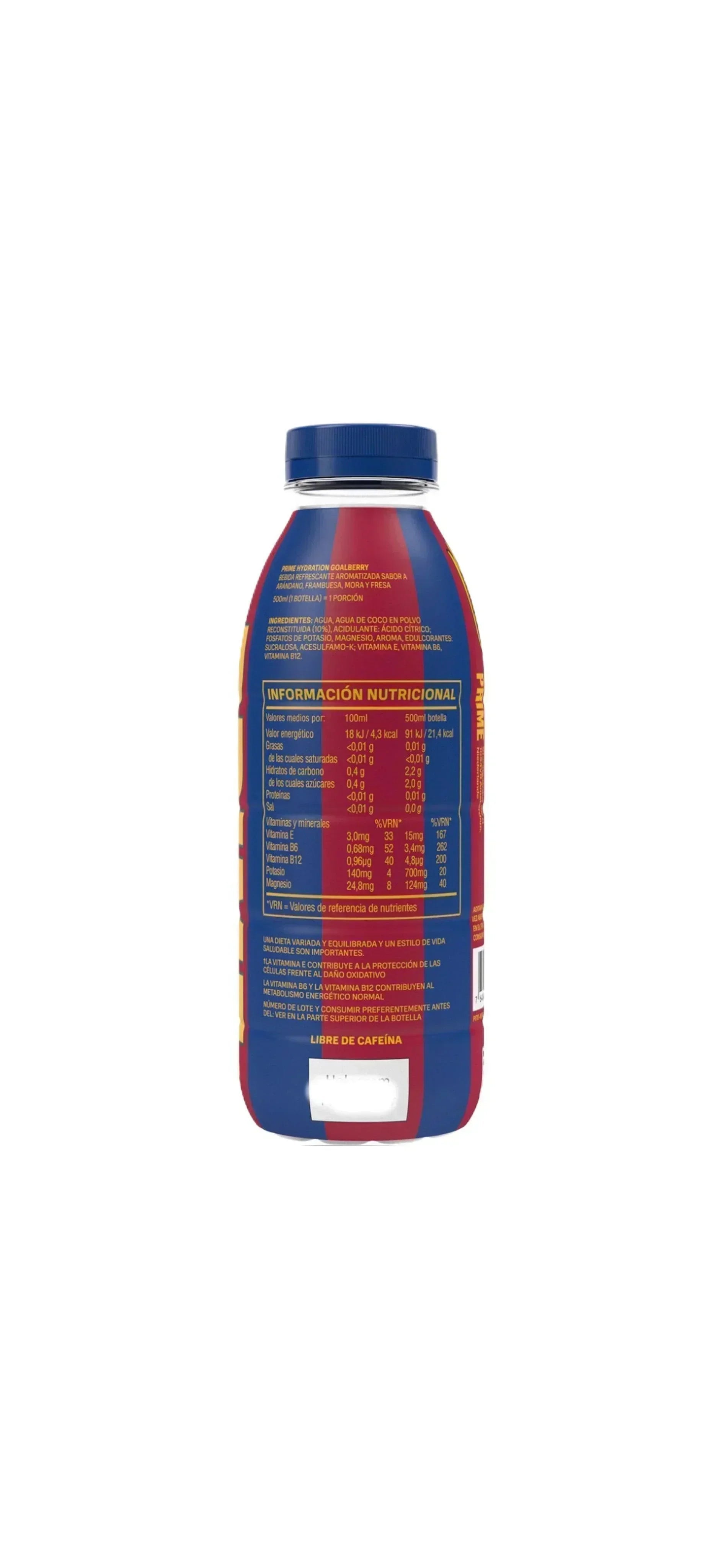 Prime Hydration FC Barcelona Drink 500ML - U.K Edition BB: 04/26