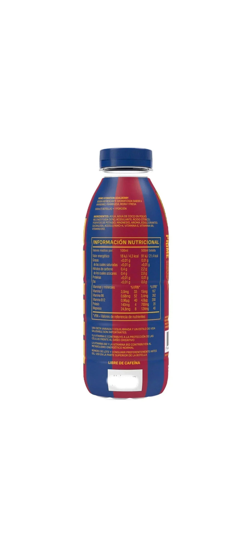 Prime Hydration FC Barcelona Drink 500ML - U.K Edition BB: 04/26