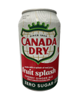 Canada Dry Fruit Splash Cherry Ginger Ale sans sucre 12OZ
