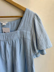 Caslon Blue Cotton Flowy Top | Size Large
