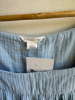 Caslon Blue Cotton Flowy Top | Size Large