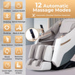 Mega Sale-Costway-Premium 3 Level Zero Gravity Full SL Track, Massage Chair With Heat- Dual Foot Rollers-Intelligent Body Scan With Shiatsu Rollers-JL10029WL