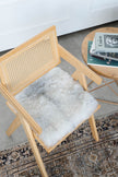 Shorn Grey Icelandic Sheepskin Chair Pad
