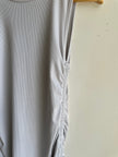 Kelsey Side Tie Body Con Dress | Size Small | Grey