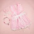 Luxury Princess Dog Dress Set – Elegant Party Outfit for Small Dogs