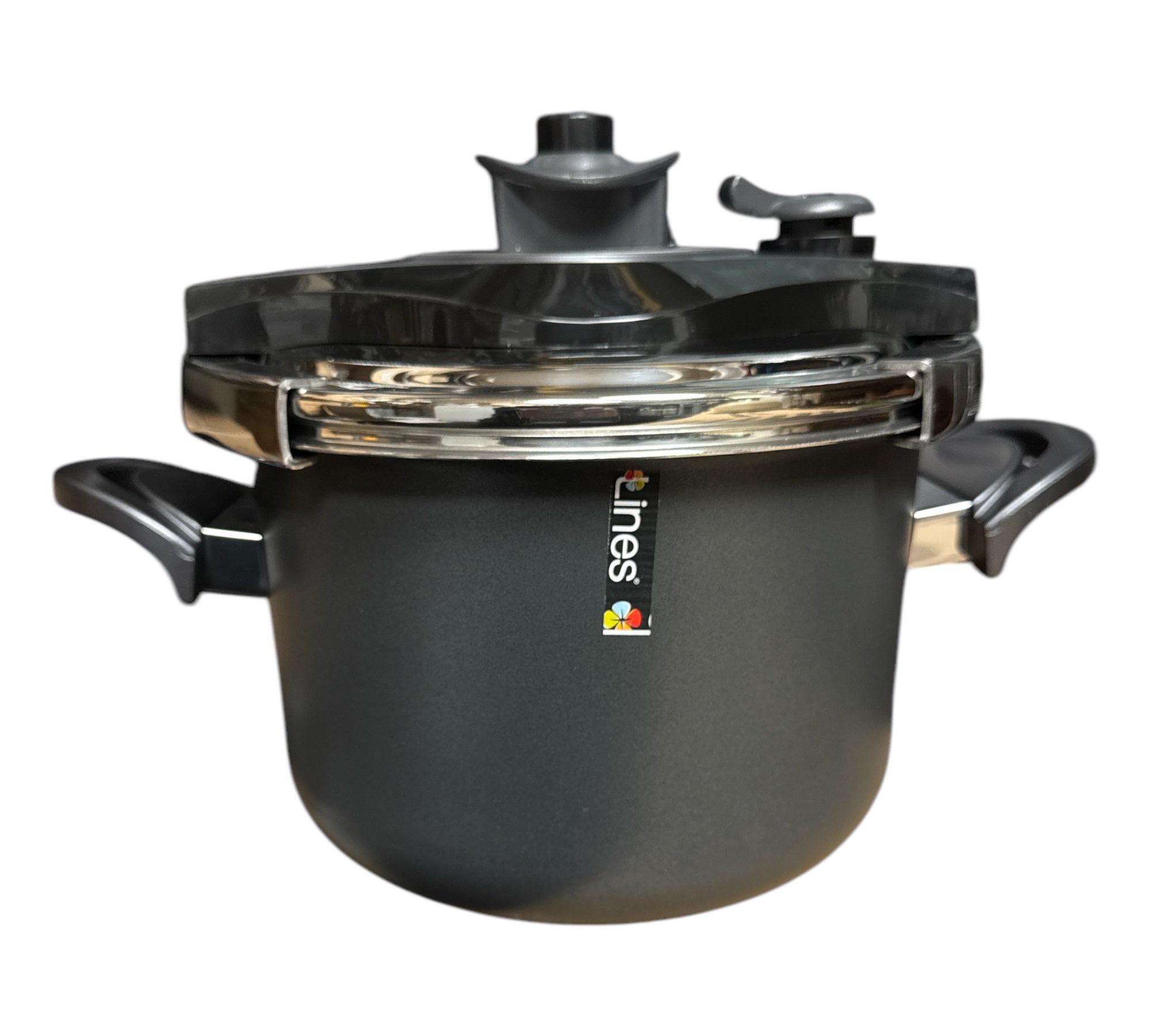 LINES Pressure Cooker  Non Stick Aluminum Coated with Teflon 5L