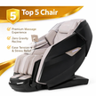 Mega Sale-2025 Model-Costway- Kenzo-Premium 4D+3D Dual Roller System Hybrid Flex Track Zero Gravity Full Body Massage Chair w/ Heart Rate Monitor,Fragrance Therapy, Waist & Calf Heater, Calves & Foot Rollers, Thai Stretch, Voice Control