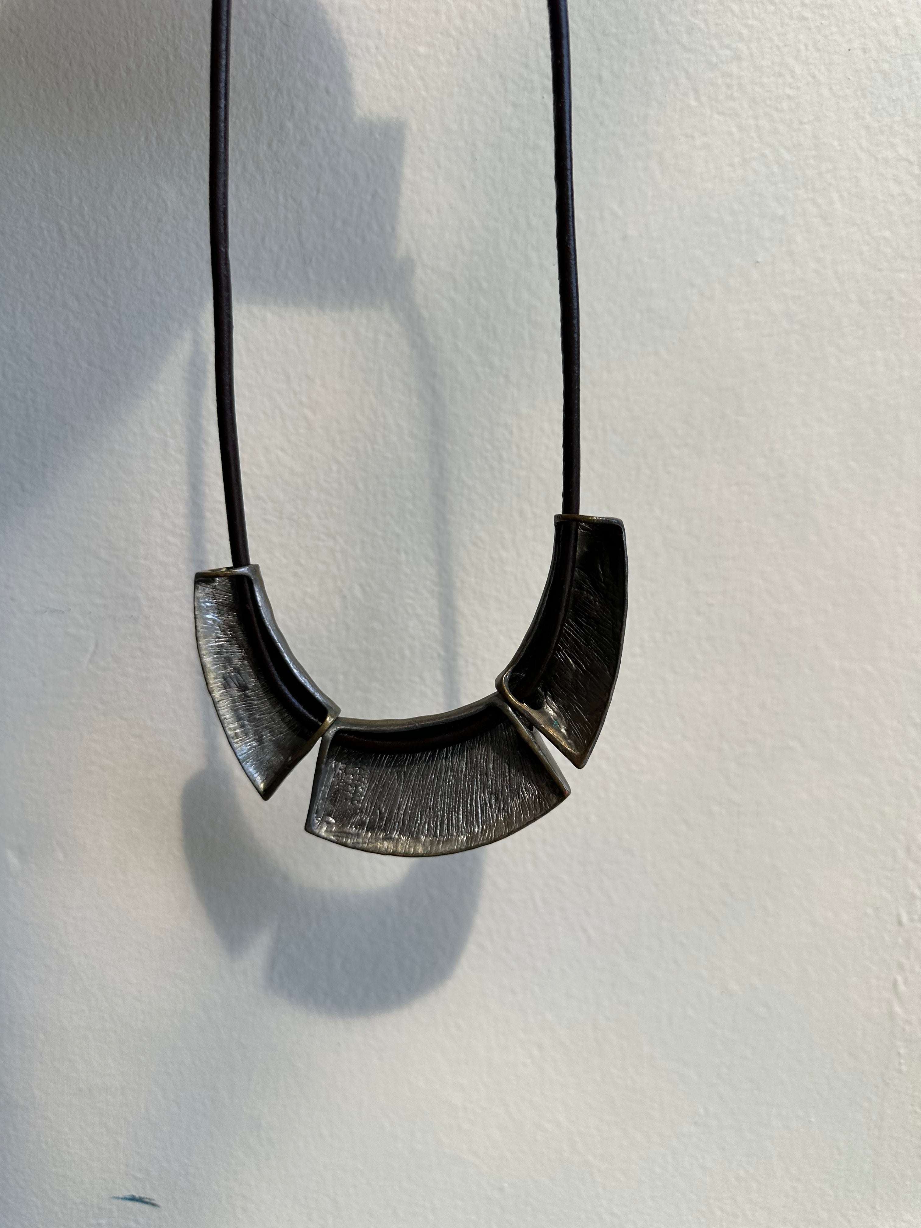 Vintage Bronze Inspired Collar Bold Necklace