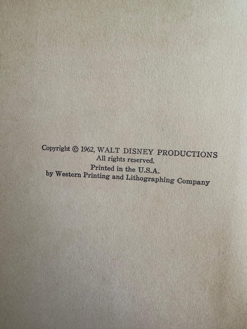 Vintage 1962 Disney’s The Prince and the Pauper Book