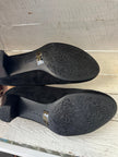 Clark’s Black Suede Low Heel Shoes | Women’s Size 10
