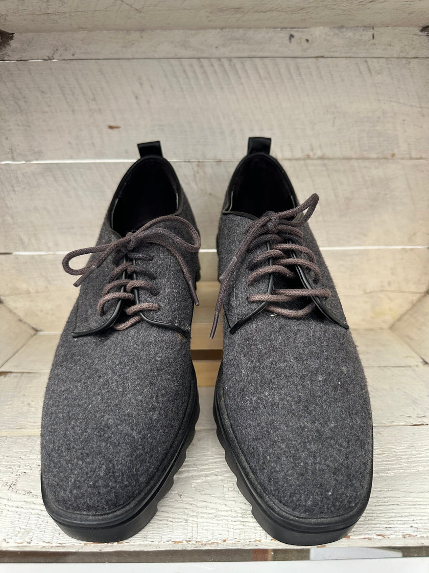 Zara Grey Oxford Platform Loafers | Size Women’s 7.5