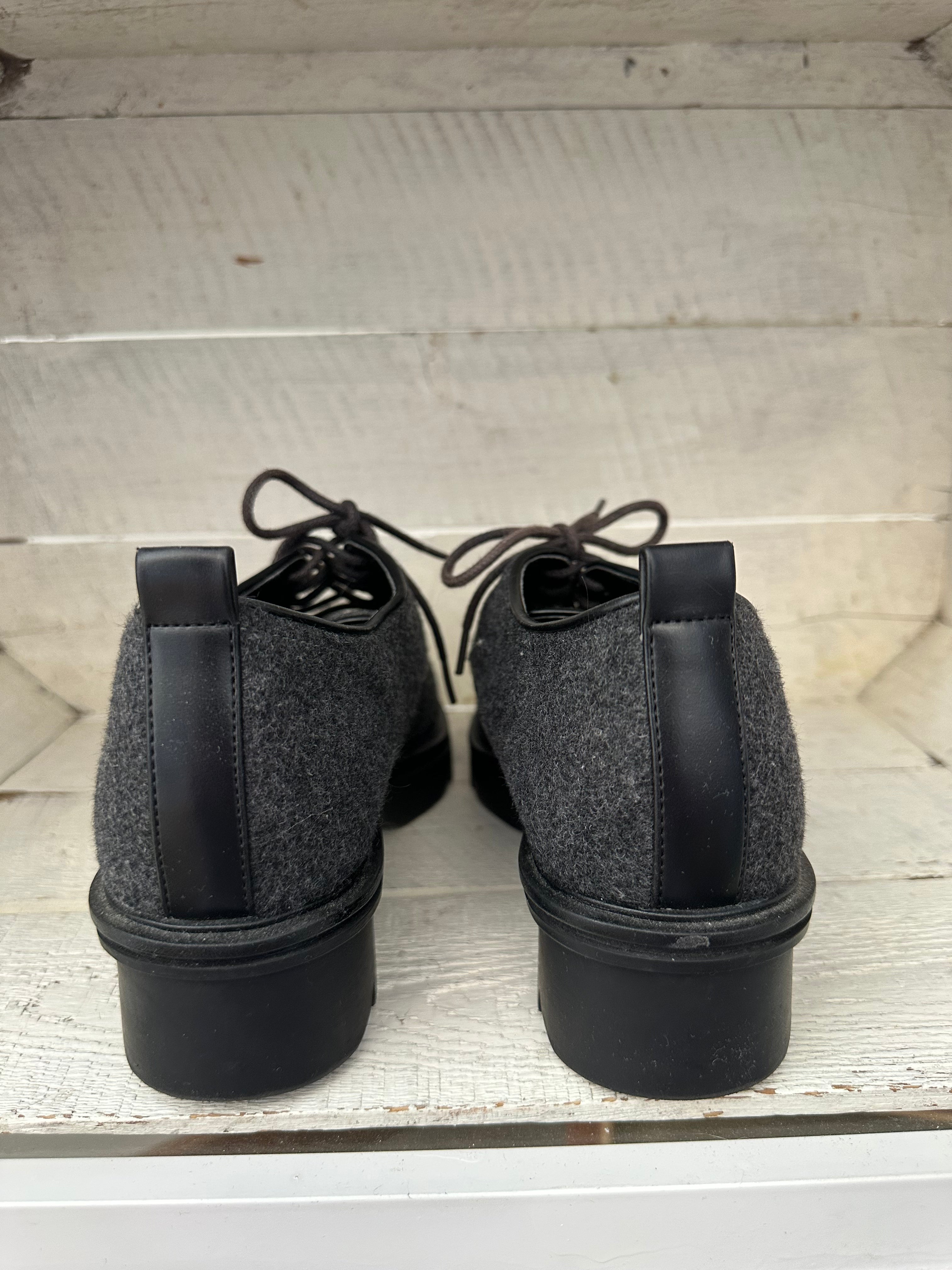 Zara Grey Oxford Platform Loafers | Size Women’s 7.5