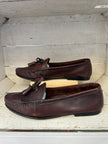 Vintage Rodolfo Valentino Dark Brown Tassle Loafers | Men’s Size 9