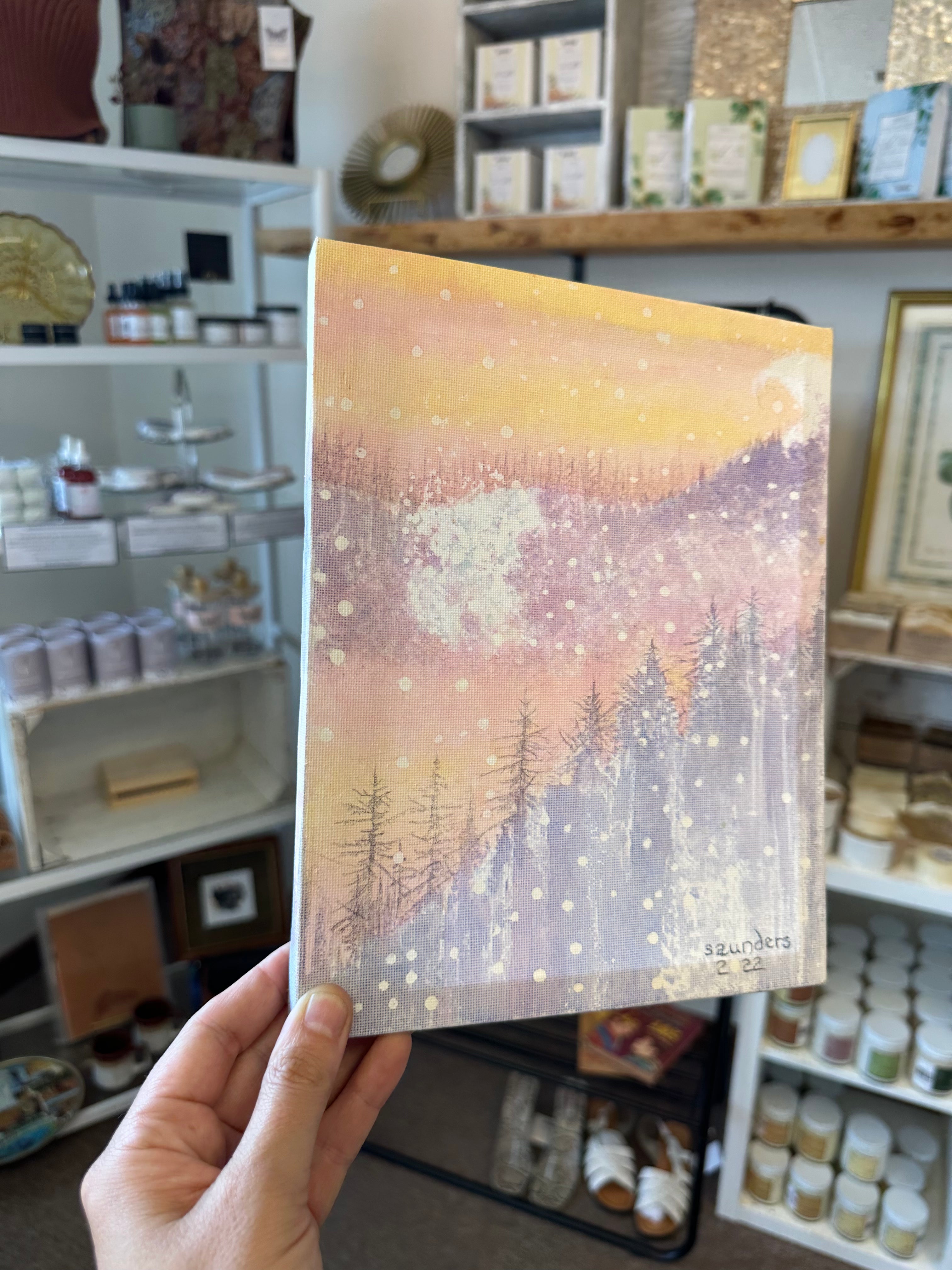 Gay Saunders Original Water-Color Canvas | Kootenay Magic