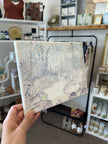 Gay Saunders Original Water Colour Canvas | Who Lives Here