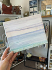 Gay Saunders Original Water Colour Canvas | Ocean Study #2